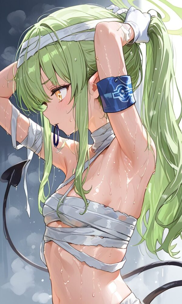 包帯ブラジャーのロリサキュバス
